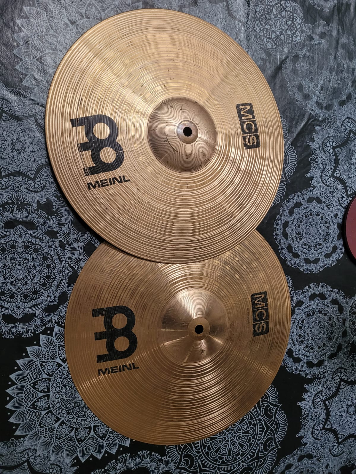 Hi Hat MCS Meinl + productos varios de bata